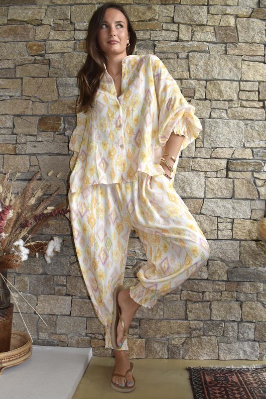 Daughter Of Ibiza Medina Balloon Sleeve Shirt